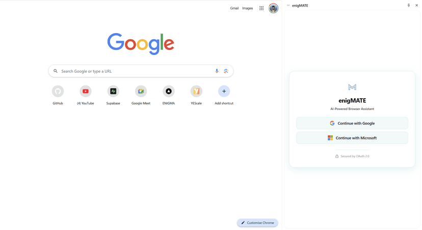 enigMATE screenshot 1